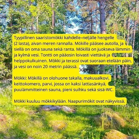 With Own Sauna And Shore *